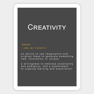 Motivational Word: Creativity Magnet